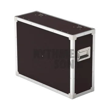 Flight-⁠case OpenRoad®+cloisons pour 1 écran de 22" à 30"