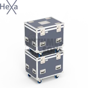 Malle Classique HEXA gris 800x600xH600