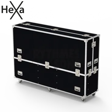 Flight-case Classique avec élévateur électrique pour écran 75" à 98"