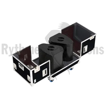 L-⁠ACOUSTICS X12 Double Flight case for 2 loudspeakers