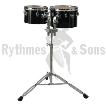 Set of 2 toms  10"+12" with stand