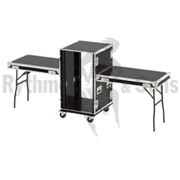 Régie mobile 19" classique 20U avec 2 tables