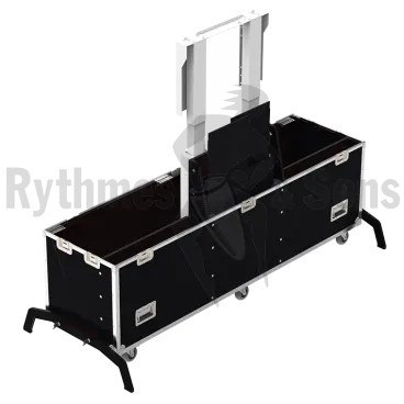Flight-case Classique avec élévateur électrique pour écran 60" à 70"