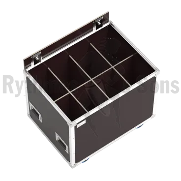 Flight-case OPENROAD® 800x600xH600 pour 8 (4x2) projecteurs