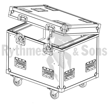 VERLINDE STAGEMAKER SR25 Flight-case PREMIUM pour 1 palan