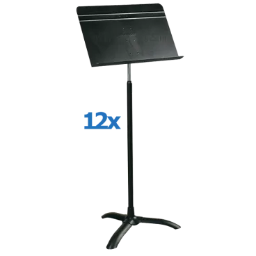 Set of 12 Music Stands MANHASSET® Symphony #48