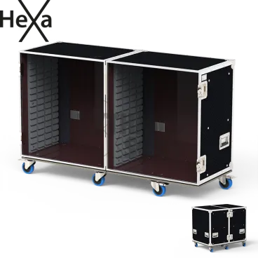 Storage flight case 1100x800xH800 for accessories