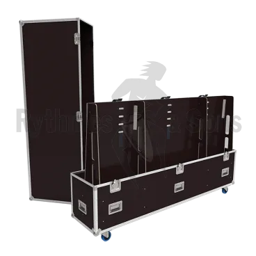 Flight-⁠case Classique pour 1 écran de 70" à 85"