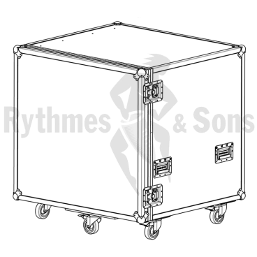 PREMIER Concert 30" Flight case  for timpani with head compartment