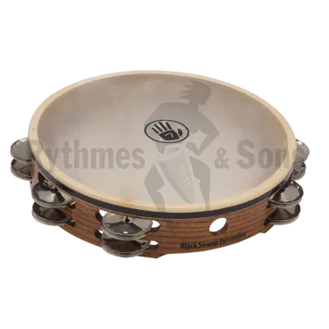 BLACK SWAMP TD3 Tambourin Ø10"/25cm Argent Hybride
