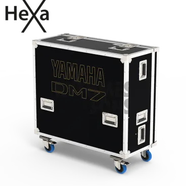Produit YAMAHA DM7, DM7-EX Flight case HEXA avec bac arrière pour console de mixage numérique Image