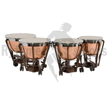 Jeu de 4 timbales ADAMS Professionnel Generation II 23"+26"+29"+32" Cuivre martelé parabolique