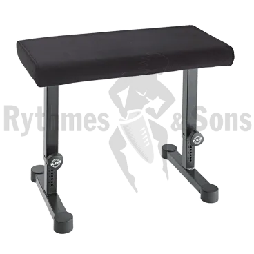 KONIG & MEYER (K&M) 14086 Piano bench with Black Fabric  cushion