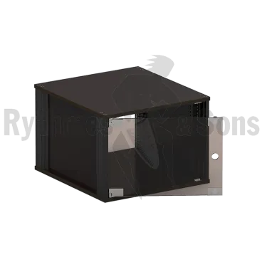 Produit Baie 19" avec porte plexi 8U Noir Image