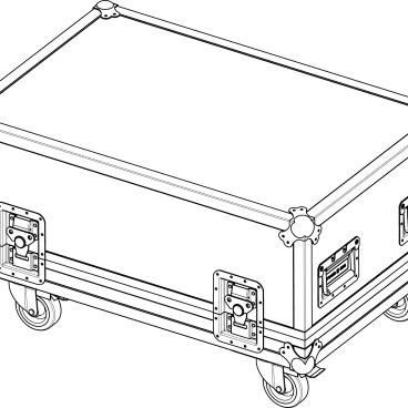 MDG ATMe, ATMOSPHERE Flight case for mist generator + CO2 Bottle