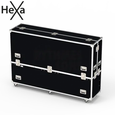 Flight-case Classique avec élévateur électrique pour écran 60" à 75"