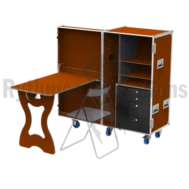Produit Flight case bureau mobile caramel Image