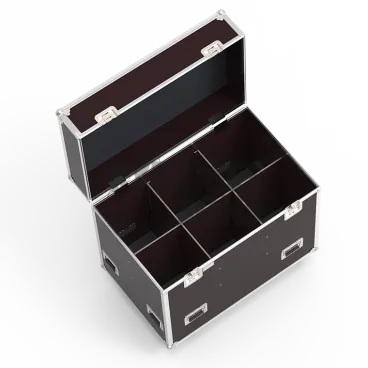 Flight-⁠case pour 6 projecteurs de découpes Sully 653SX, Sully 654SX, Hyperion PR HY LED 300 ZW, Hyperion PC HY LED 300 DMX, Hyperion FN HY LED 300 DMX ROBERT JULIAT, SPOTLIGHT