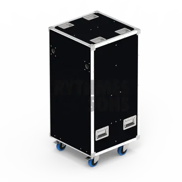 Flight-⁠case OPENROAD® pour 4 projecteurs de découpes Source Four LED 2 LUSTR+Zoom, Source Four LED 3  LUSTR+Zoom ETC