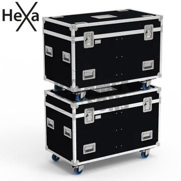 Flight-⁠case pour 2 lyres ROBE T2 Profile™ OU T2 Fresnel™ OU T2 PC™