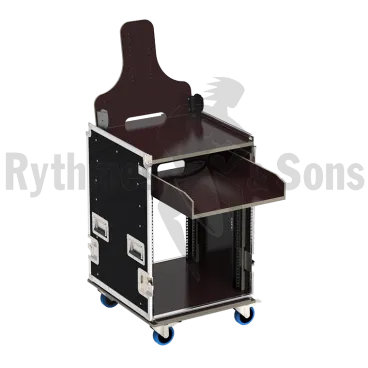 Produit Rack vidéo 19" 12U + tablette coulissante + support écran 24" Image