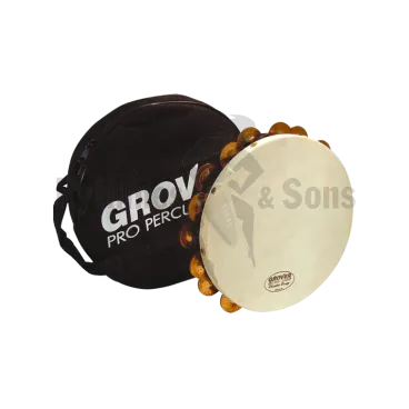GROVER T2/PHBR Ø10"/25cm Tambourine Hybrid Silver