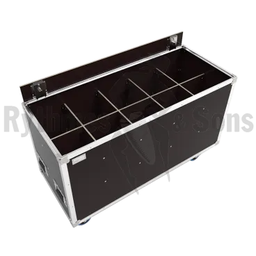 Flight-case OPENROAD® pour 10x PAR 56 + crochets