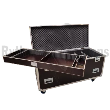 1450x600xH600 Malle de transport Classique + cloisons + Bac amovible