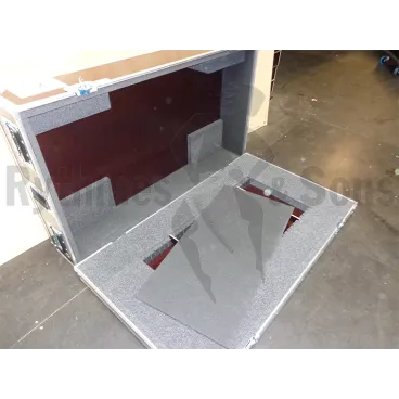 Malle "cloche" 1205x705xH260 avec capitonnage