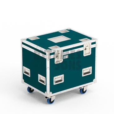 Malle Classique PVC Vert pétrole (RAL 5020) 800x600xH600