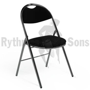 Produit AGIL Chaise pliante  tissu noir Image