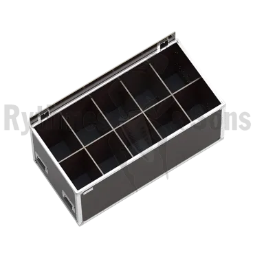 OPENROAD® flight case 1200x600xH600 for 10 (5x2) spotlights