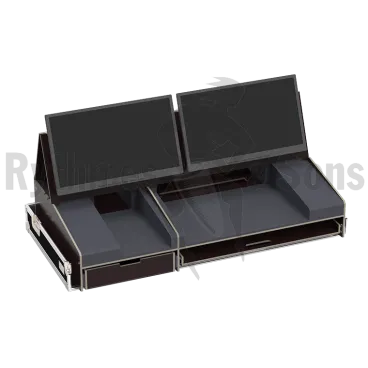 Produit MA LIGHTING GrandMA3 onPC command wing + grandMA3 onPC fader wing / GrandMA3 onPC command wing XT + grandMA3 onPC fader wing Flight-⁠case pour console lumière Image