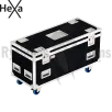 Flight-case Classique HEXA 1200x500xH500 pour 10 (5x2) projecteurs