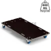 Plateau roulant Polyvalente 1200x600xE21mm Roul. Ø100
