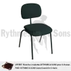 Lot de 6 chaise "Orchestra" H47 cmcm RYTHMES & SONS + Planche à roulettes de transport OFFERTE