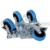 Jeu de 4 roulettes D100/150kg
