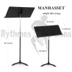 Large edge Music Stand MANHASSET® Fourscore #51