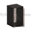 19" Studio Rack with plexi door 20U Black