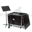 RYTHMES & SONS Flight-⁠case rangement OPENROAD® pour 20 pupitres MANHASSET® Voyager #52 + 1 pup. de chef VICENZO®