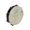 Tambourin Ø8"/20cm 2 rangées cymbalettes peaux synthétique