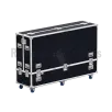 Flight-⁠case Classique double pour 1 à 2 écrans de 70" à 85"