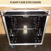OPENTOP® shock mounted rack 8U depth 530mm + Castors