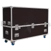 Flight-⁠case Classique pour 1 à 2 écrans de 54" à 75"