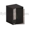 19" Studio Rack with plexi door 16U Black