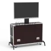 Flight-case OPENROAD® avec élévateur électrique pour écran 45" à 55"