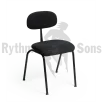 RYTHMES & SONS COMPACTE Chaise d'orchestre noir H49 cm
