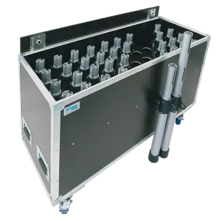 Flight-cases pieds de&nbsp;praticables