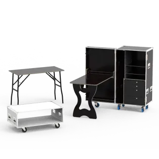 Ameublement mobile, Backstage