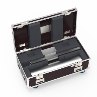 Flight-cases pour pieds d'écrans